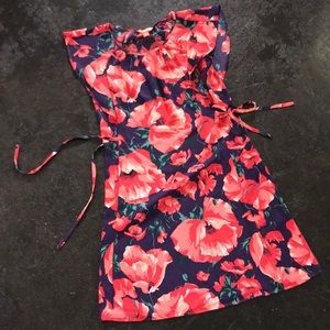 Poppy dress with side ties